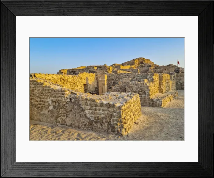 Framed Print : Qal at al-Bahrain (Bahrain Fort), UNESCO World Heritage Site, Kingdom of Bahrain Framed Print : Qal at al-Bahrain (Bahrain Fort), UNESCO World Heritage Site, Kingdom of Bahrain