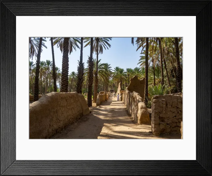 Framed Print : Oasis of Al Ula, Kingdom of Saudi Arabia, Middle East Framed Print : Oasis of Al Ula, Kingdom of Saudi Arabia, Middle East