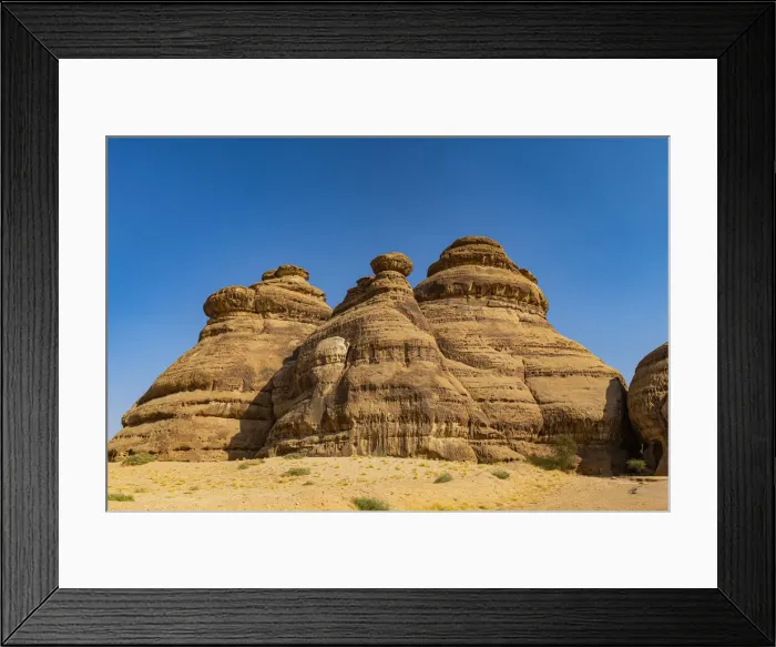Framed Print : Beautiful rock formation, Madain Saleh (Hegra) (Al Hijr), UNESCO World Heritage Site Framed Print : Beautiful rock formation, Madain Saleh (Hegra) (Al Hijr), UNESCO World Heritage Site