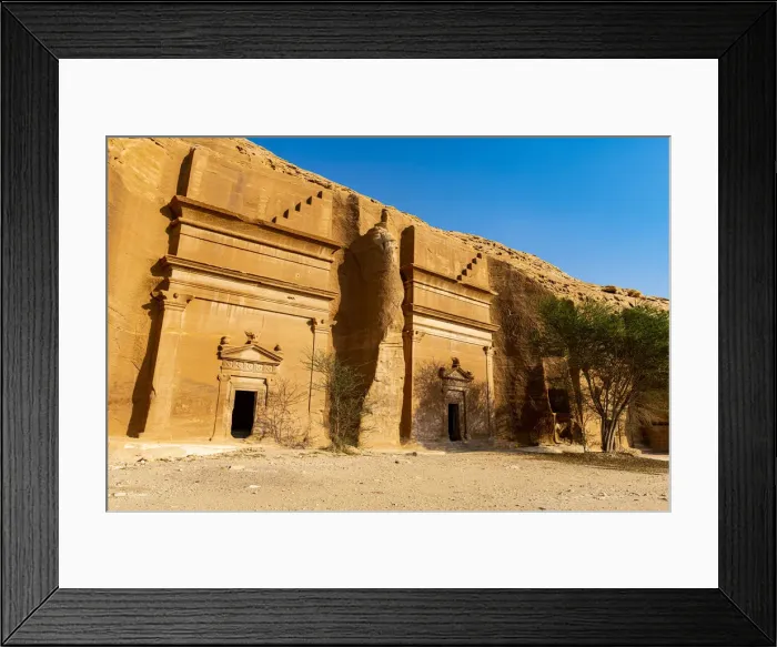 Framed Print : Rock tomb, Madain Saleh (Hegra) (Al Hijr), UNESCO World Heritage Site, Al Ula Framed Print : Rock tomb, Madain Saleh (Hegra) (Al Hijr), UNESCO World Heritage Site, Al Ula
