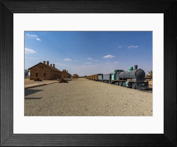 Framed Print : Old steam train, Hejaz railway station in Al Ula, Kingdom of Saudi Arabia, Middle East Framed Print : Old steam train, Hejaz railway station in Al Ula, Kingdom of Saudi Arabia, Middle East