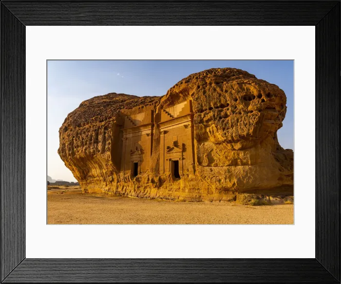 Framed Print : Rock tomb, Madain Saleh (Hegra) (Al Hijr), UNESCO World Heritage Site, Al Ula Framed Print : Rock tomb, Madain Saleh (Hegra) (Al Hijr), UNESCO World Heritage Site, Al Ula