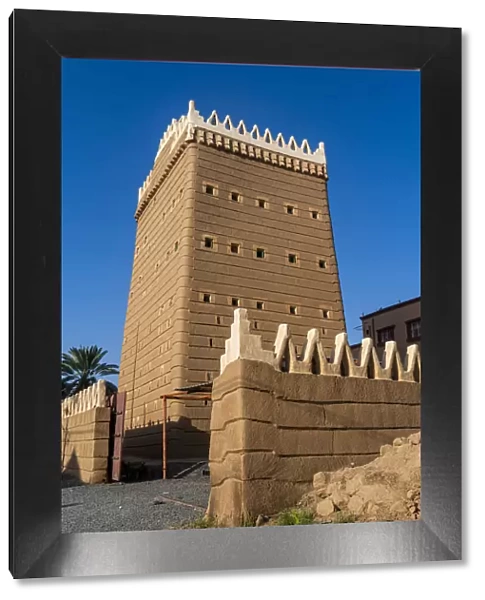 Traditional build mud towers used as living homes, Najran, Kingdom of Saudi Arabia