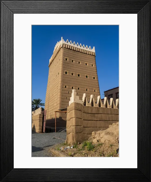 Framed Print : Traditional build mud towers used as living homes, Najran, Kingdom of Saudi Arabia Framed Print : Traditional build mud towers used as living homes, Najran, Kingdom of Saudi Arabia