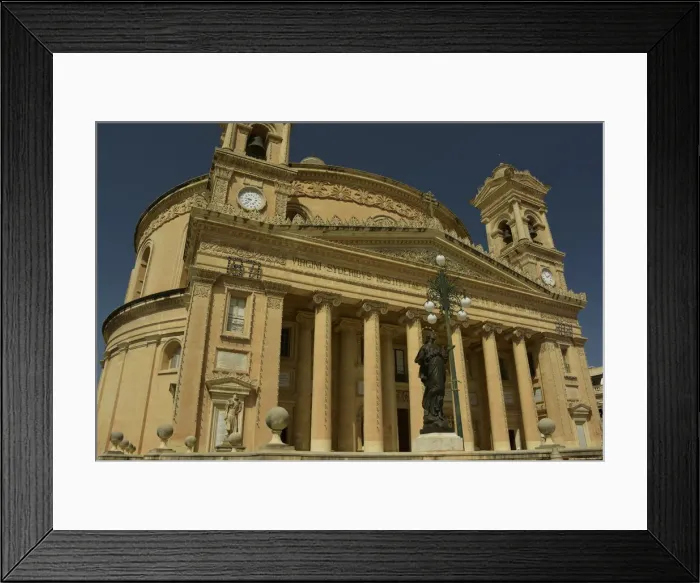 Framed Print : The Church of the Assumption of Our Lady (Mosta Rotunda) (Mosta Dome), Mosta, Malta