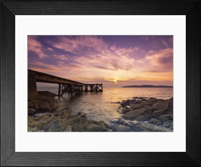 Framed Print : Portencross pier, Firth of Clyde, North Ayrshire, Scotland, United Kingdom, Europe Framed Print : Portencross pier, Firth of Clyde, North Ayrshire, Scotland, United Kingdom, Europe