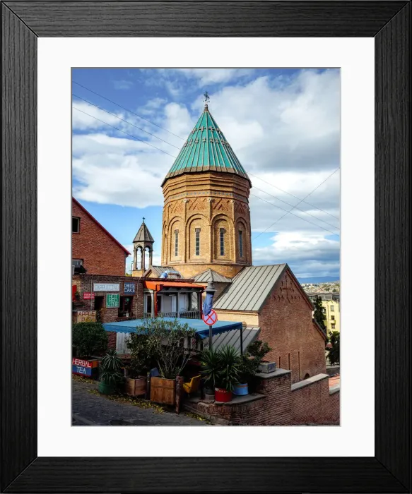 Framed Print : St. Georges Church in Tbilisi, Georgia (Sakartvelo), Central Asia, Asia Framed Print : St. Georges Church in Tbilisi, Georgia (Sakartvelo), Central Asia, Asia