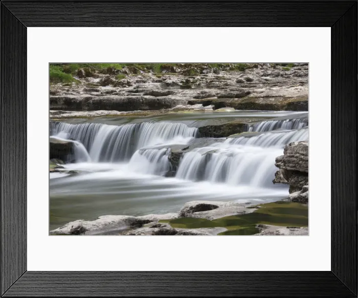 Framed Print : Lower Aysgarth Falls on the River Ure, near Leyburn, Wensleydale Framed Print : Lower Aysgarth Falls on the River Ure, near Leyburn, Wensleydale