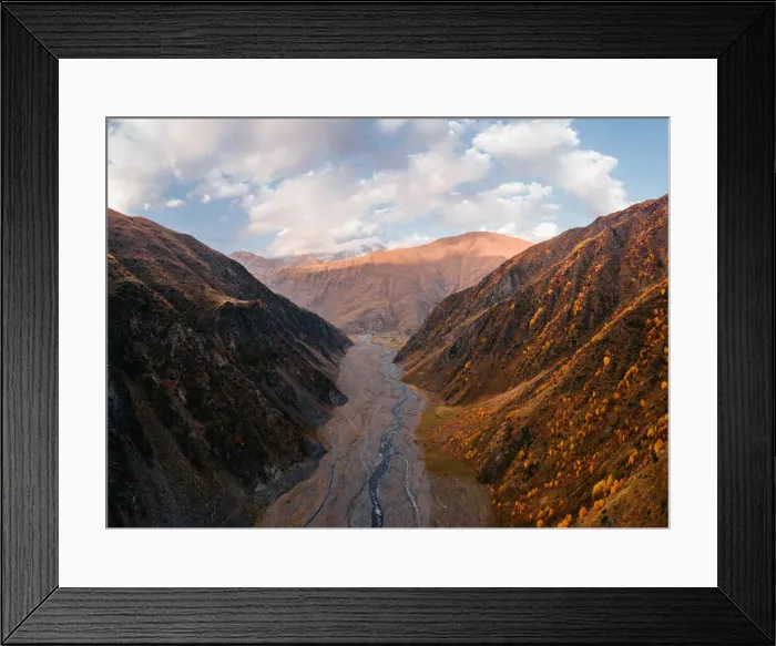 Framed Print : The river going through Artkhmo Valley, Kazbegi, Georgia (Sakartvelo), Central Asia, Asia Framed Print : The river going through Artkhmo Valley, Kazbegi, Georgia (Sakartvelo), Central Asia, Asia