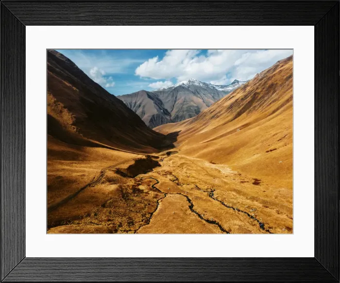 Framed Print : Aerial view of Juta Valley, Kazbegi, Georgia (Sakartvelo), Central Asia, Asia Framed Print : Aerial view of Juta Valley, Kazbegi, Georgia (Sakartvelo), Central Asia, Asia