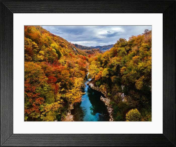 Framed Print : A river surrounded with autumn colors in Jikha, Samegrelo, Georgia (Sakartvelo) Framed Print : A river surrounded with autumn colors in Jikha, Samegrelo, Georgia (Sakartvelo)
