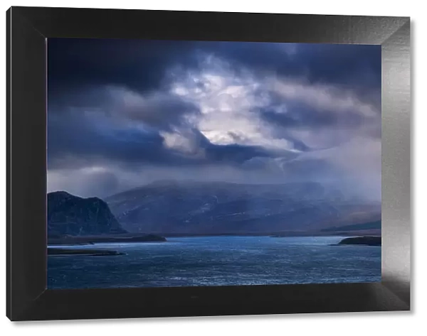 Dramatic Stormy Sky over Loch Eriboll, Sutherland, Scottish Highlands, Scotland