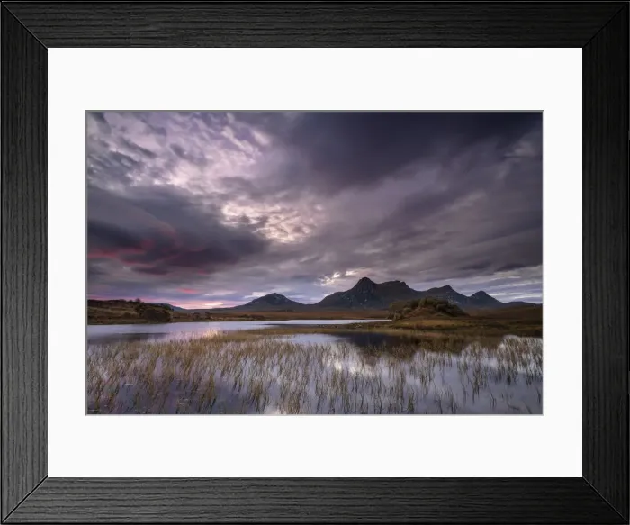 Framed Print : Ben Loyal at dawn over Lochan Hakel, near Tongue, Sutherland, Scottish Highlands Framed Print : Ben Loyal at dawn over Lochan Hakel, near Tongue, Sutherland, Scottish Highlands