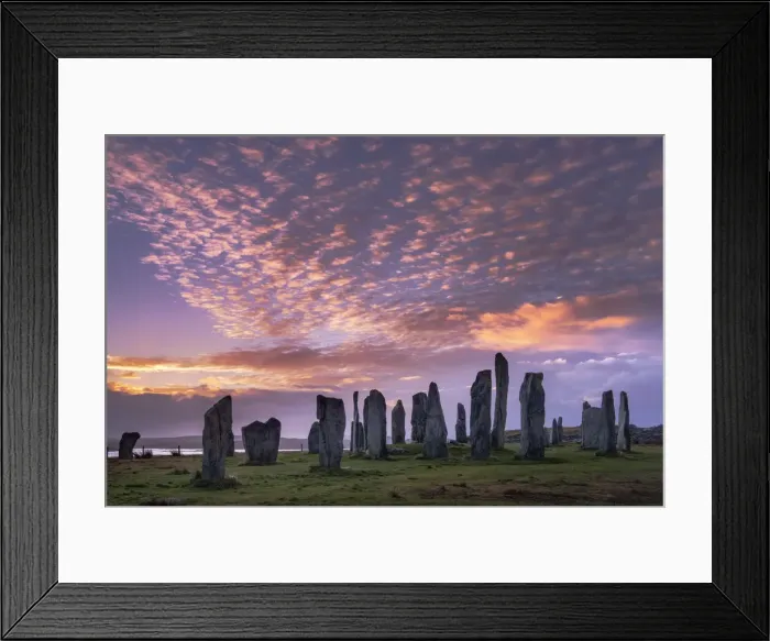 Framed Print : The Callanish Standing Stones at sunrise, Callanish, Isle of Lewis, Outer Hebrides Framed Print : The Callanish Standing Stones at sunrise, Callanish, Isle of Lewis, Outer Hebrides