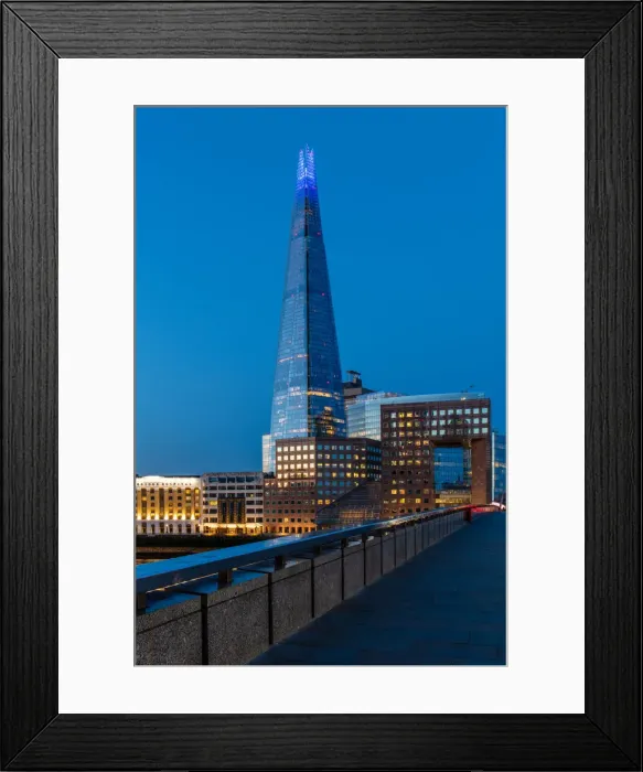 Framed Print : The Shard and London Bridge at sunrise, London, England, United Kingdom, Europe Framed Print : The Shard and London Bridge at sunrise, London, England, United Kingdom, Europe