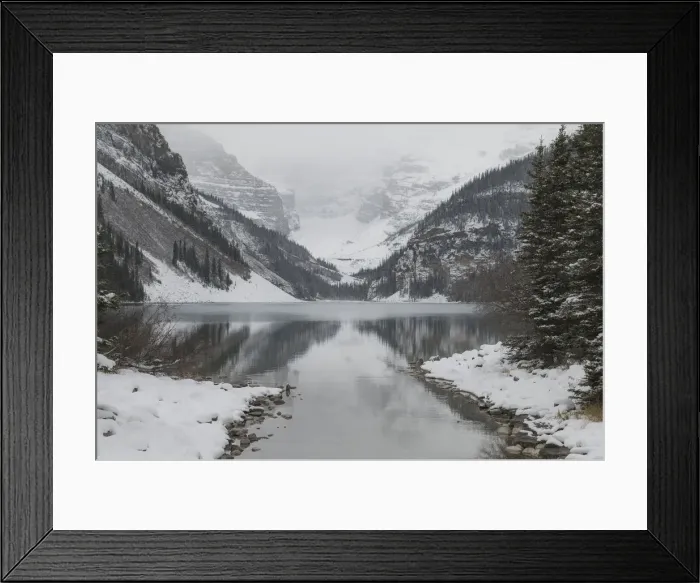 Framed Print : Winter at Lake Louise with snow-covered mountains, Banff National Park, UNESCO World Heritage Site, Alberta, Canadian Rockies, Canada, North America Framed Print : Winter at Lake Louise with snow-covered mountains, Banff National Park, UNESCO World Heritage Site, Alberta, Canadian Rockies, Canada, North America