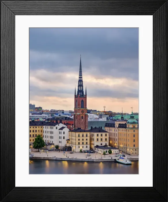 Framed Print : Riddarholmen Island and Gamla Stan at dawn, elevated view, Stockholm, Stockholm County, Sweden, Scandinavia, Europe Framed Print : Riddarholmen Island and Gamla Stan at dawn, elevated view, Stockholm, Stockholm County, Sweden, Scandinavia, Europe