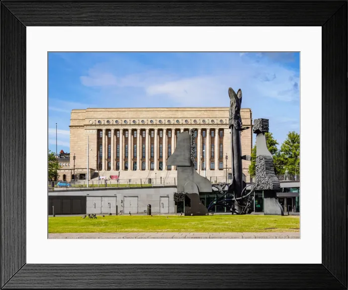 Framed Print : The Parliament House, Helsinki, Uusimaa County, Finland, Europe Framed Print : The Parliament House, Helsinki, Uusimaa County, Finland, Europe