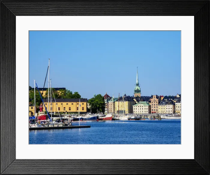 Framed Print : View towards the Gamla Stan, Stockholm, Stockholm County, Sweden, Scandinavia, Europe Framed Print : View towards the Gamla Stan, Stockholm, Stockholm County, Sweden, Scandinavia, Europe