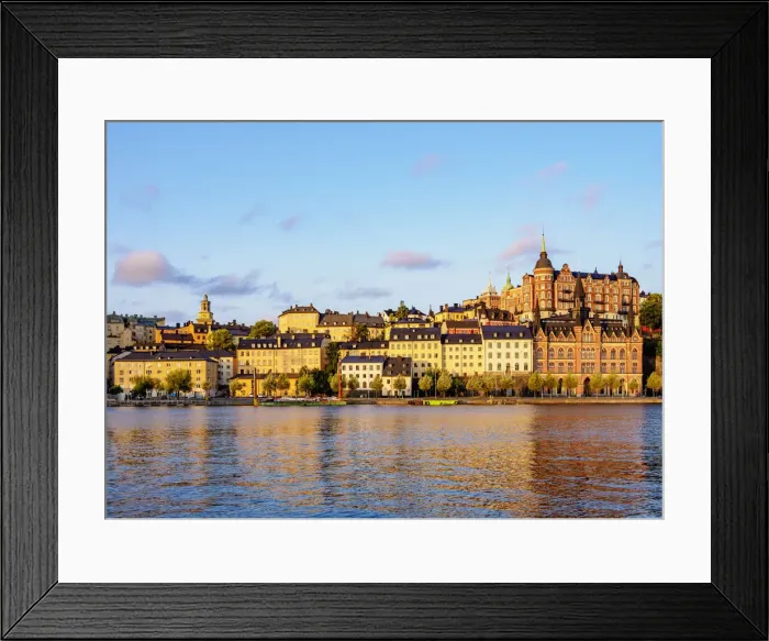 Framed Print : Sodermalm at sunrise, Stockholm, Stockholm County, Sweden, Scandinavia, Europe Framed Print : Sodermalm at sunrise, Stockholm, Stockholm County, Sweden, Scandinavia, Europe