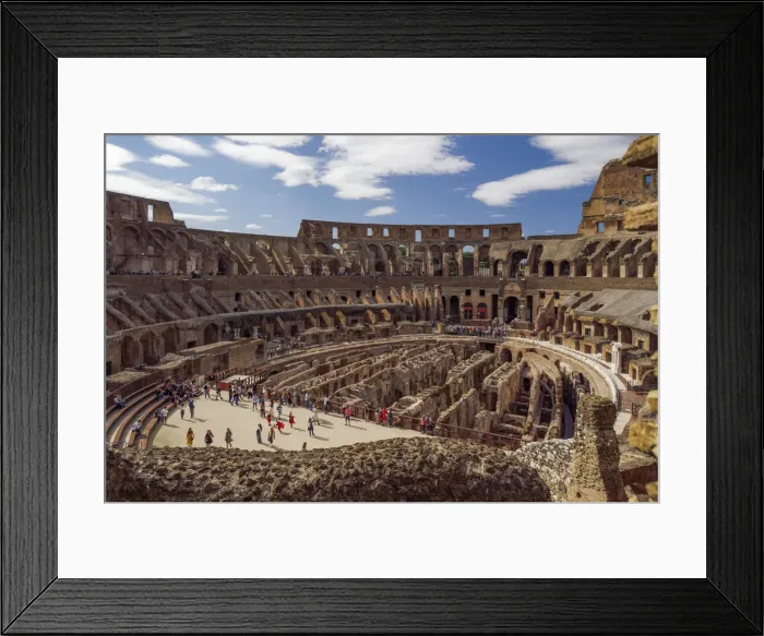 Framed Print : Colosseum amphitheater, arena panoramic interior, UNESCO World Heritage Site, Rome, Lazio, Italy, Europe Framed Print : Colosseum amphitheater, arena panoramic interior, UNESCO World Heritage Site, Rome, Lazio, Italy, Europe