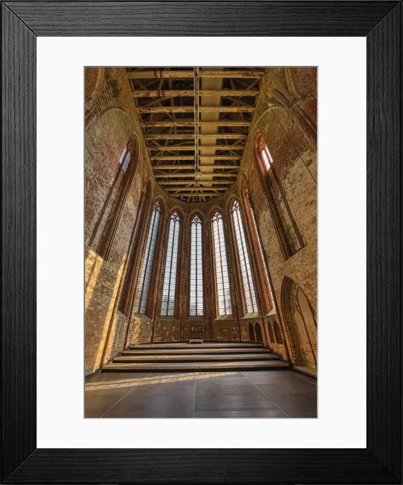 Framed Print : Choir, Former Cistercian Chorin Monastery, Brandenburg, Germany, Europe Framed Print : Choir, Former Cistercian Chorin Monastery, Brandenburg, Germany, Europe