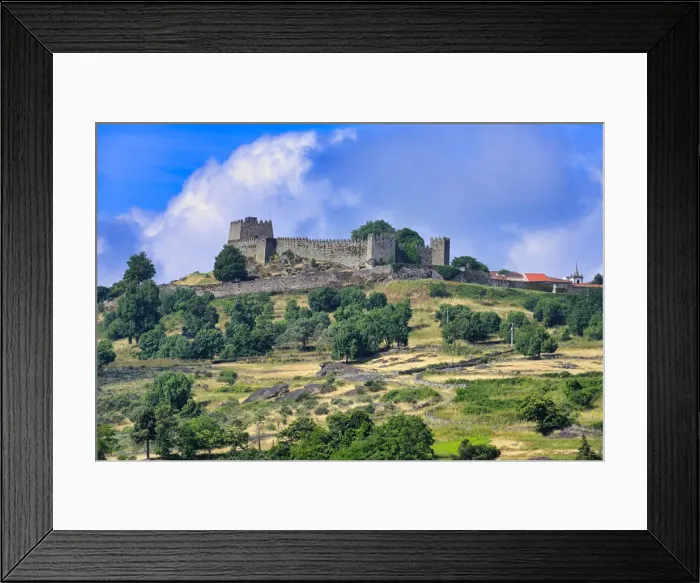 Framed Print : View to the castle, Trancoso, Serra da Estrela, Centro, Portugal, Europe Framed Print : View to the castle, Trancoso, Serra da Estrela, Centro, Portugal, Europe