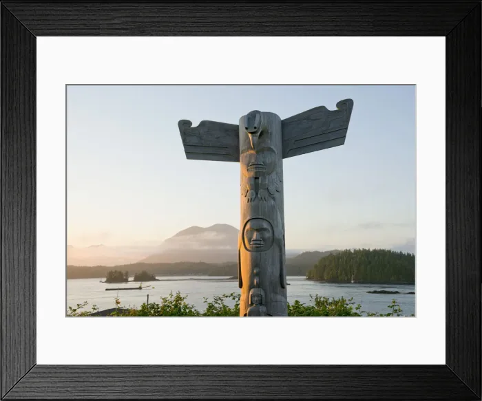 Framed Print : Totem Pole at Anchor Park, Tofino, Saanich, British Columbia, Canada, North America Framed Print : Totem Pole at Anchor Park, Tofino, Saanich, British Columbia, Canada, North America