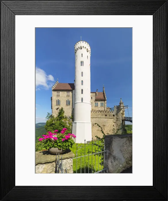 Framed Print : Lichtenstein Castle, Swabian Jura, Baden-Wurttemberg, Germany, Europe Framed Print : Lichtenstein Castle, Swabian Jura, Baden-Wurttemberg, Germany, Europe