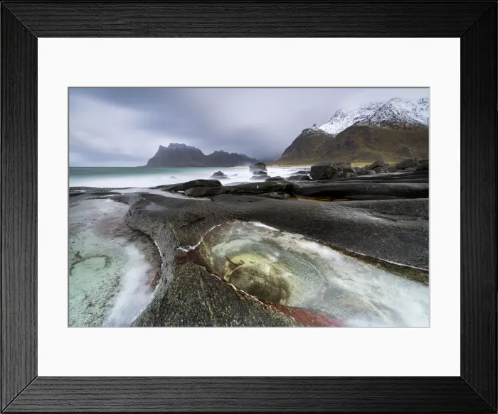 Framed Print : The Eye rock formation tourist attraction in the wild landscape of Uttakleiv, Leknes, Vestvagoy, Lofoten Islands, Norway, Scandinavia, Europe Framed Print : The Eye rock formation tourist attraction in the wild landscape of Uttakleiv, Leknes, Vestvagoy, Lofoten Islands, Norway, Scandinavia, Europe