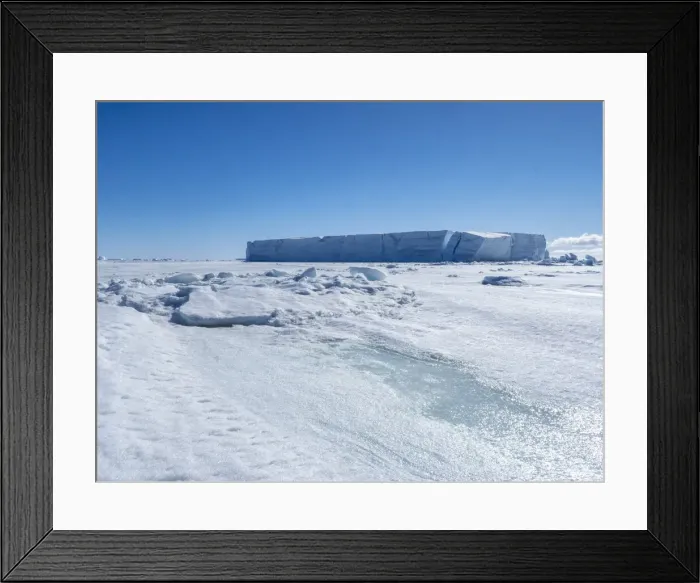 Framed Print : Tabular ice trapped amongst the first year sea ice near Snow Hill Island, Weddell Sea, Antarctica, Polar Regions Framed Print : Tabular ice trapped amongst the first year sea ice near Snow Hill Island, Weddell Sea, Antarctica, Polar Regions