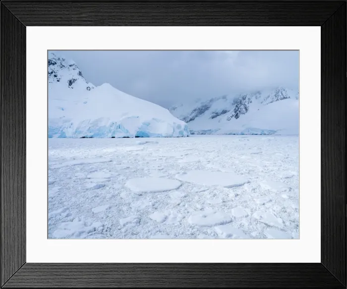 Framed Print : First year sea ice choking the southern entrance to the Lemaire Channel, Antarctica, Polar Regions Framed Print : First year sea ice choking the southern entrance to the Lemaire Channel, Antarctica, Polar Regions