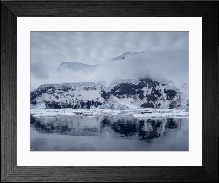 Framed Print : View of the glacier covered volcano called Peter I Island in the Bellingshausen Sea, Antarctica, Polar Regions Framed Print : View of the glacier covered volcano called Peter I Island in the Bellingshausen Sea, Antarctica, Polar Regions