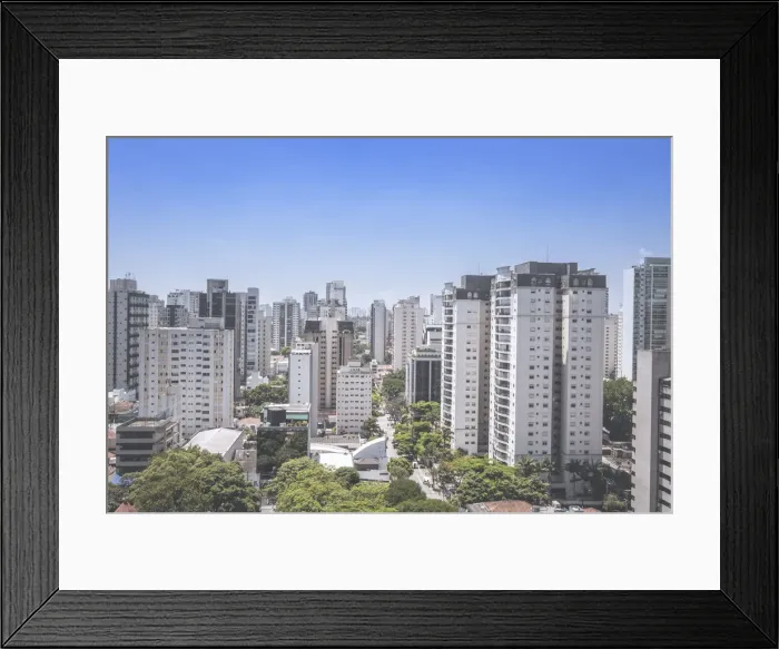 Framed Print : Moema, expensive, upmarket residential apartments in a suburban neighborhood, Sao Paulo, Brazil, South America Framed Print : Moema, expensive, upmarket residential apartments in a suburban neighborhood, Sao Paulo, Brazil, South America