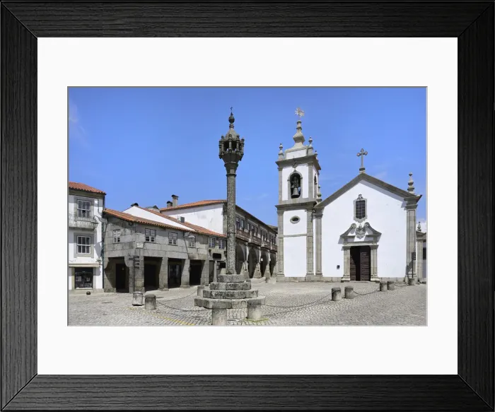 Framed Print : St. Peters Church and Pillory, Trancoso, Serra da Estrela, Centro, Portugal, Europe Framed Print : St. Peters Church and Pillory, Trancoso, Serra da Estrela, Centro, Portugal, Europe