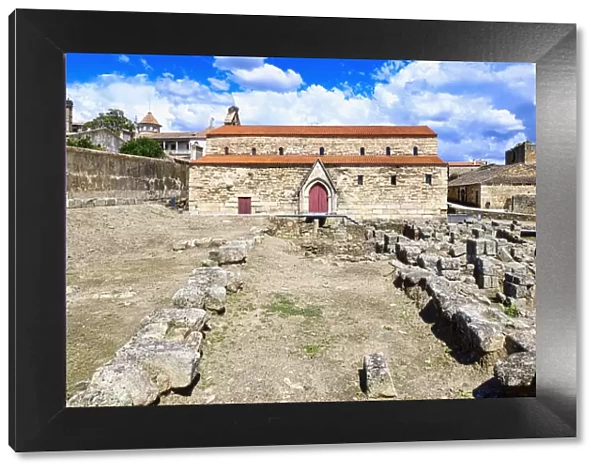 Decommissioned Catholic Cathedral and archaeological excavation site, Idanha-a-Velha, Serra da Estrela, Beira Alta, Portugal, Europe