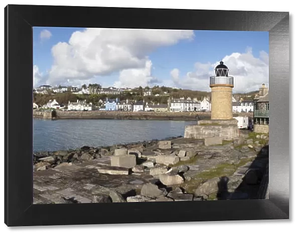 Portpatrick harbour on the west coast, Portpatrick, Dumfries and Galloway, Scotland, United Kingdom, Europe