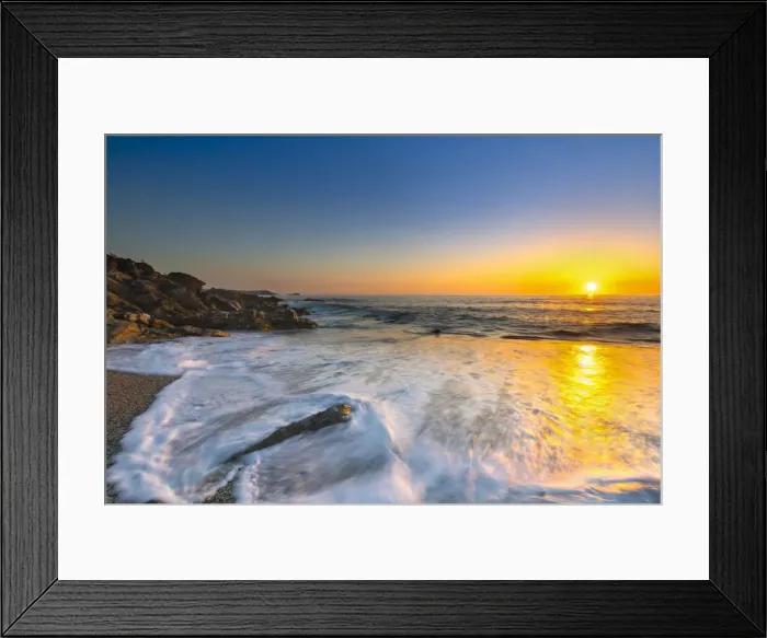 Framed Print : Sunset at Little Fistral Beach, Newquay, Cornwall, England, United Kingdom, Europe Framed Print : Sunset at Little Fistral Beach, Newquay, Cornwall, England, United Kingdom, Europe