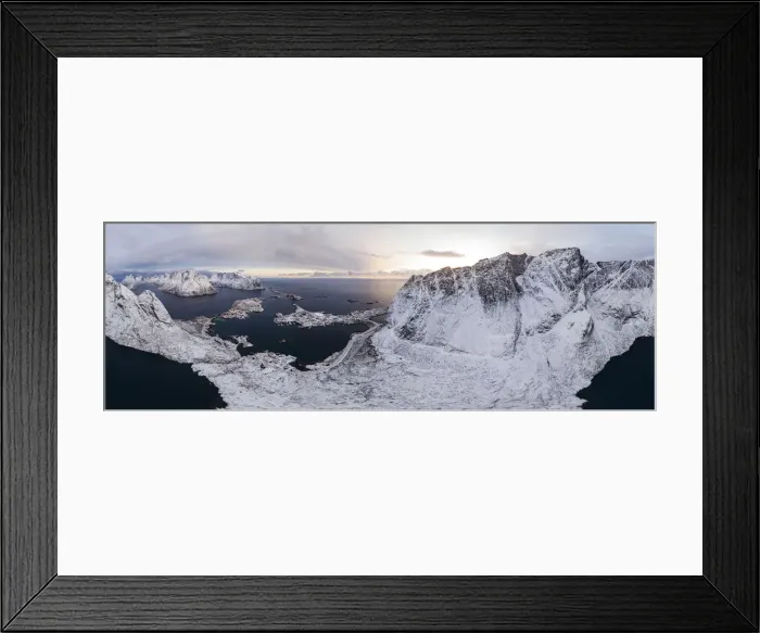 Framed Print : Clouds over Reinevatnet Lake, Reinebringen and Olstind mountain peaks covered with snow, Reine Bay, Lofoten Islands, Norway, Scandinavia, Europe Framed Print : Clouds over Reinevatnet Lake, Reinebringen and Olstind mountain peaks covered with snow, Reine Bay, Lofoten Islands, Norway, Scandinavia, Europe