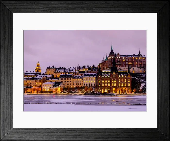 Framed Print : Sights around the city of Stockholm, Sweden, Scandinavia, Europe