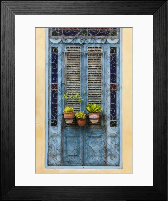 Framed Print : Plants in pots hanging on ornate doorway, Havana, Cuba, West Indies, Central America Framed Print : Plants in pots hanging on ornate doorway, Havana, Cuba, West Indies, Central America