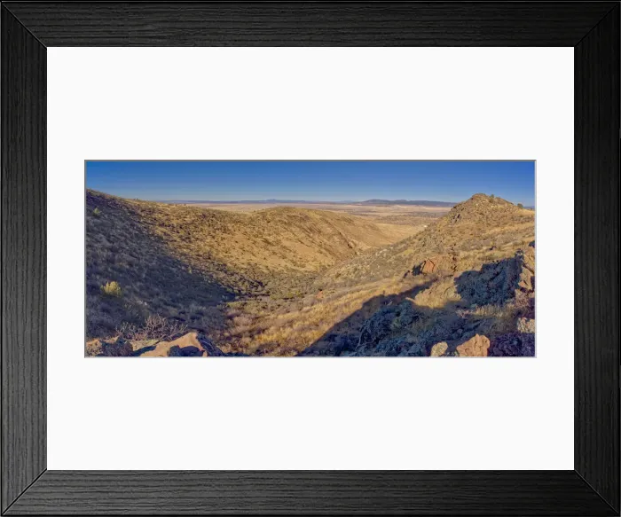 Framed Print : View of the volcanic crater of Glassford Hill in Prescott Valley, Arizona, United States of America, North America Framed Print : View of the volcanic crater of Glassford Hill in Prescott Valley, Arizona, United States of America, North America