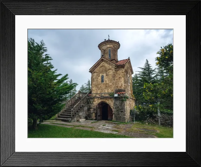 Framed Print : One of the towers at Martvili Monastery in Martvili, Samegrelo, Sakartvelo (Georgia), Central Asia, Asia Framed Print : One of the towers at Martvili Monastery in Martvili, Samegrelo, Sakartvelo (Georgia), Central Asia, Asia