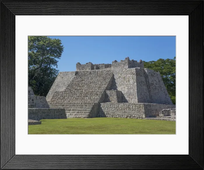 Framed Print : Temple of the Southwest, Edzna Archaeological Zone, Campeche State, Mexico, North America Framed Print : Temple of the Southwest, Edzna Archaeological Zone, Campeche State, Mexico, North America