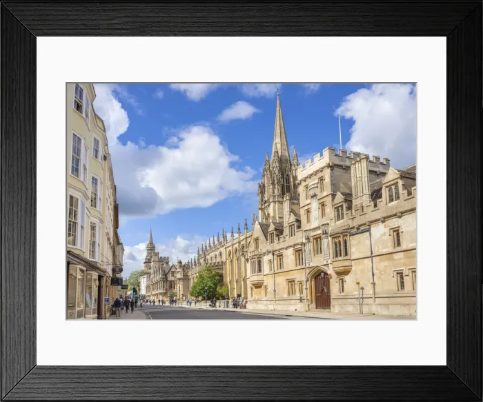 Framed Print : All Souls College Oxford and Tower of the University Church of St. Mary the Virgin, Oxford, Oxfordshire, England, United Kingdom, Europe Framed Print : All Souls College Oxford and Tower of the University Church of St. Mary the Virgin, Oxford, Oxfordshire, England, United Kingdom, Europe