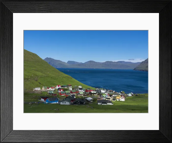 Framed Print : Funningur, Faroe Islands, Denmark, Europe Framed Print : Funningur, Faroe Islands, Denmark, Europe