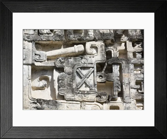 Framed Print : Stucco Designs, Structure II, Mayan Ruins, Hormiguero Archaeological Zone, Rio Bec Style, Campeche State, Mexico, North America Framed Print : Stucco Designs, Structure II, Mayan Ruins, Hormiguero Archaeological Zone, Rio Bec Style, Campeche State, Mexico, North America
