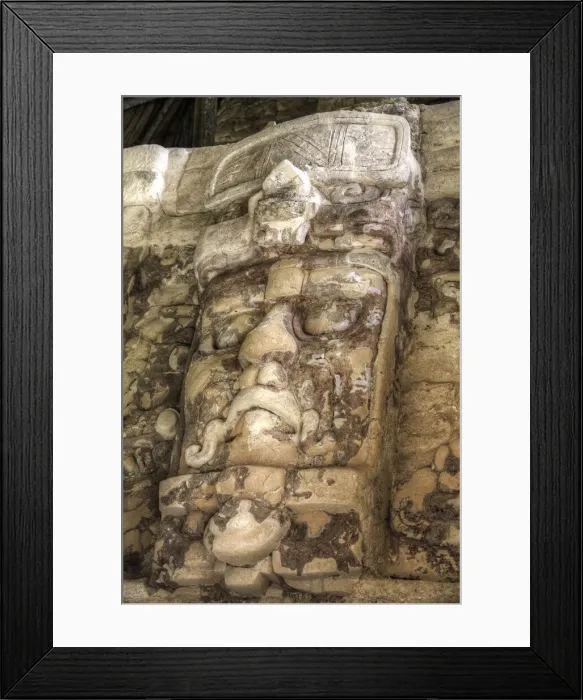 Framed Print : Kinich Ahau, Stone Sun Faces, Mayan Ruins, Kohunlich Archaeological Zone, Quintana Roo, Mexico, North America Framed Print : Kinich Ahau, Stone Sun Faces, Mayan Ruins, Kohunlich Archaeological Zone, Quintana Roo, Mexico, North America