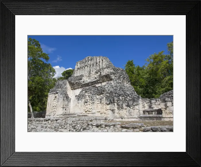 Framed Print : Structure VI, Mayan Ruins, Chicanna Archaeological Zone, Campeche State, Mexico, North America Framed Print : Structure VI, Mayan Ruins, Chicanna Archaeological Zone, Campeche State, Mexico, North America