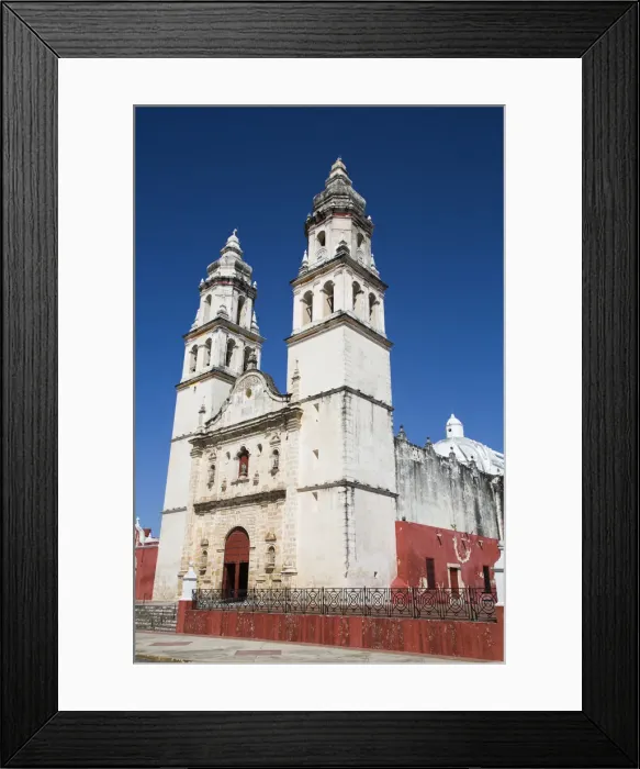 Framed Print : Our Lady of the Immaculate Conception Cathedral, Old Town, UNESCO World Heritage Site, San Francisco de Campeche, State of Campeche, Mexico, North America Framed Print : Our Lady of the Immaculate Conception Cathedral, Old Town, UNESCO World Heritage Site, San Francisco de Campeche, State of Campeche, Mexico, North America